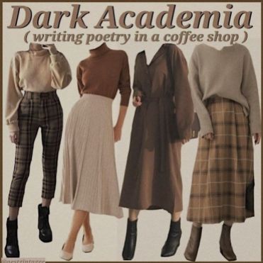 Dark academia, outfit, lookbook, niche meme, fashion, style, aesthetic, poetry